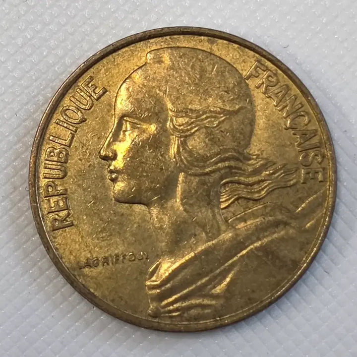 [BUNJANG] France 10-Centimes Coin zk-2580 / 프랑스 10상팀 동전 zk-2580