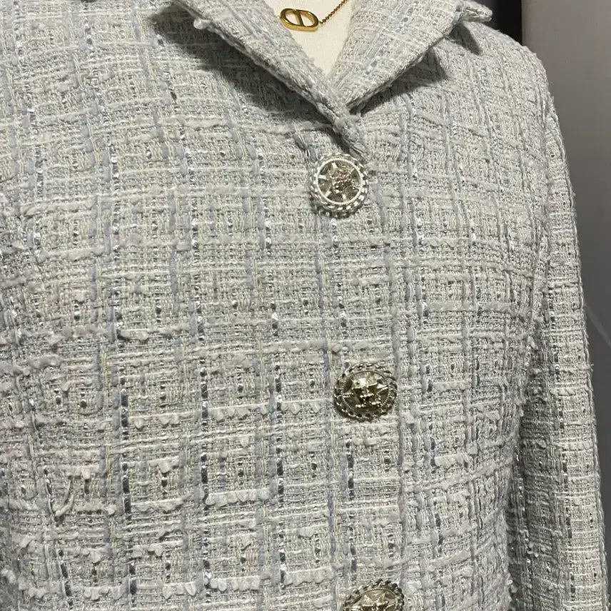 [BUNJANG] Kenneth Lady Tweed Dress / 정품) 케네스레이디 트위드 원피스 하객룩