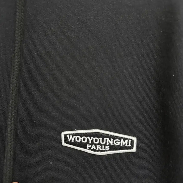 [BUNJANG] Wooyoungmi Back Logo Hoodie (Size 44) / [44/블랙/A급] 우영미 백로고 후드티 44사이즈