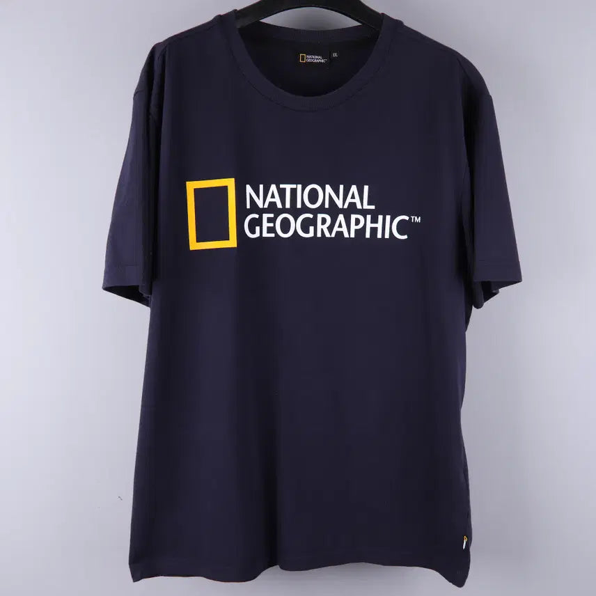 [SOLD OUT] 내셔널 지오그래픽 로고 반팔티 네이비 (2XL)
