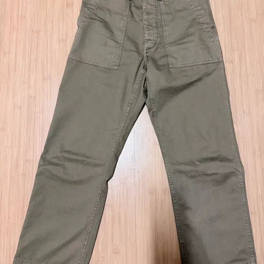 [SOLD OUT] RRL 헤링본 유틸리티 퍼티그 팬츠 30*30