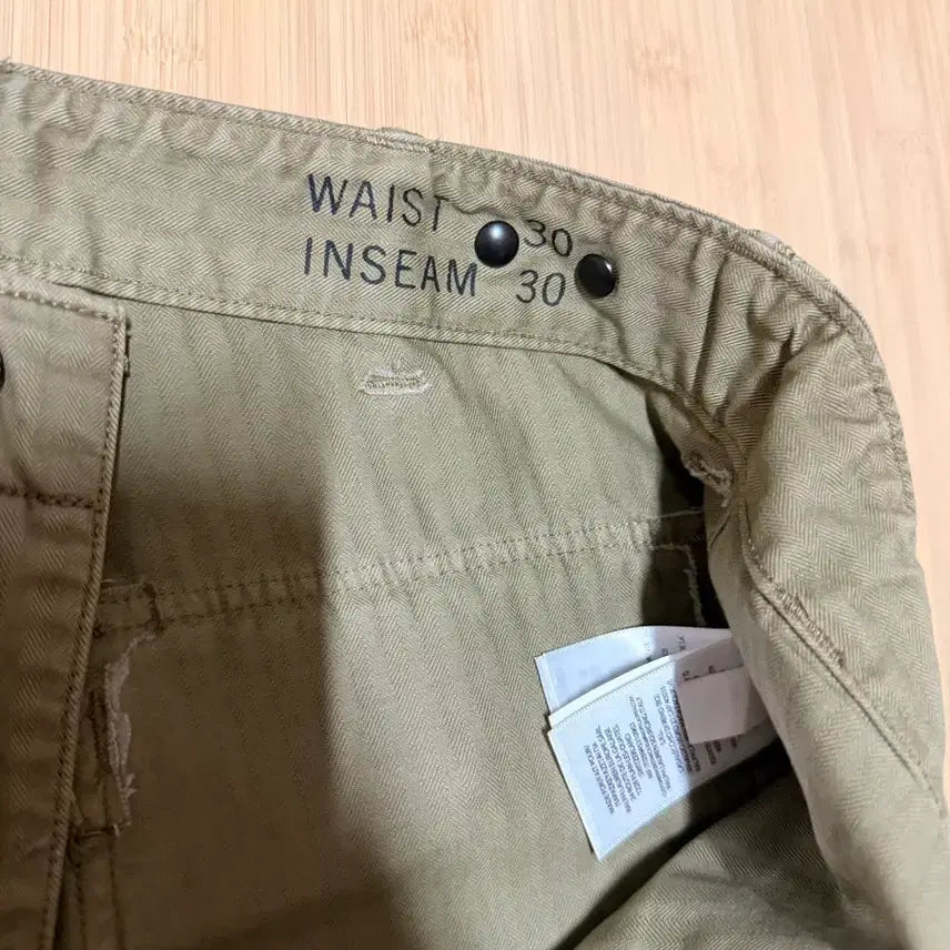 [SOLD OUT] RRL 헤링본 유틸리티 퍼티그 팬츠 30*30