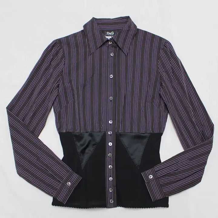 [SOLD OUT] 돌체앤가바나 여성 55 스판 블라우스 셔츠 단추많음/R02