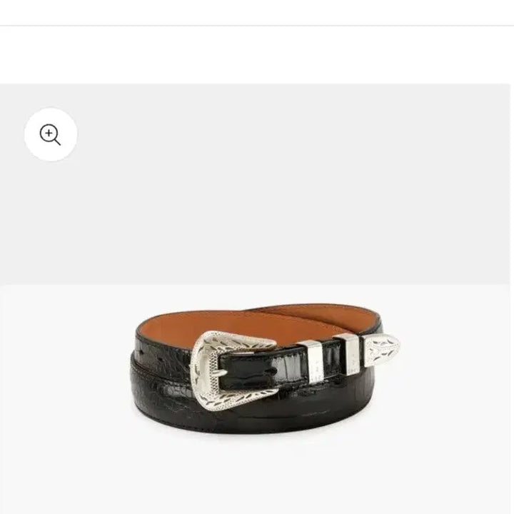 [SOLD OUT] 새상품급 아드리아노 메네게티 네이티브 인디언 웨스턴벨트 95 33~36