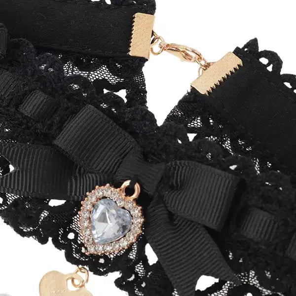 [BUNJANG] LIZ LISA Lace Frill Ribbon Choker / LIZ LISA 리즈리사 레이스 프릴 리본 초커