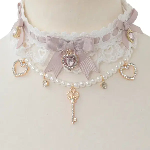 [BUNJANG] LIZ LISA Lace Frill Ribbon Choker / LIZ LISA 리즈리사 레이스 프릴 리본 초커