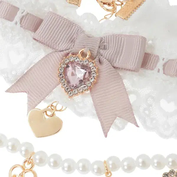 [BUNJANG] LIZ LISA Lace Frill Ribbon Choker / LIZ LISA 리즈리사 레이스 프릴 리본 초커