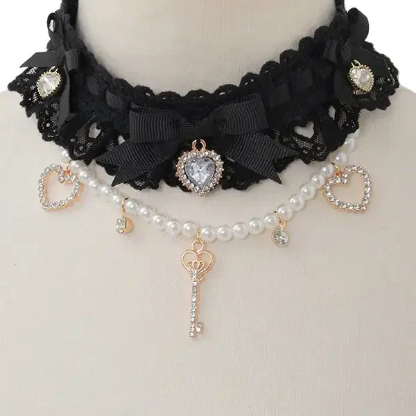 [BUNJANG] LIZ LISA Lace Frill Ribbon Choker / LIZ LISA 리즈리사 레이스 프릴 리본 초커