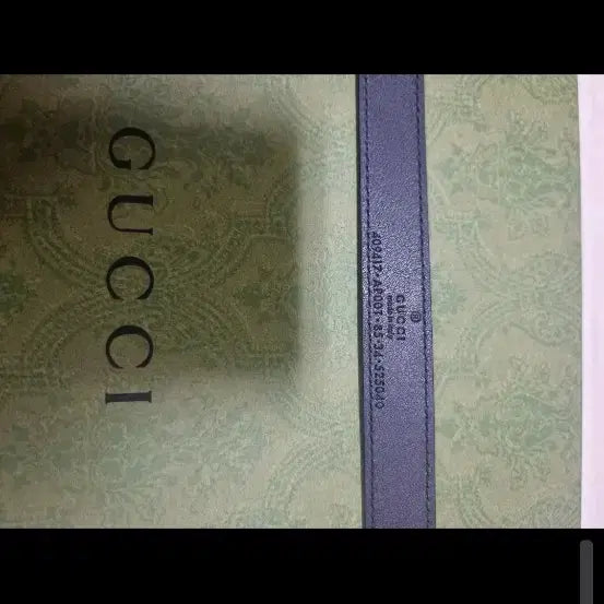 [SOLD OUT] 구찌 GG마몽 벨트 블랙 풀세트  (새상품) 2센치