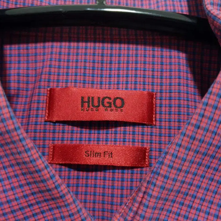 [BUNJANG] Hugo Boss Slim Fit Check Shirt M / 휴고보스 슬림핏 체크 셔츠 M_i4197