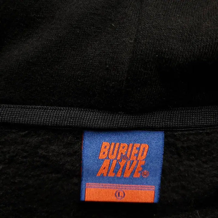 [BUNJANG] Buried Alive Fleece Hoodie L / 베리드얼라이브 기모 후드티 L