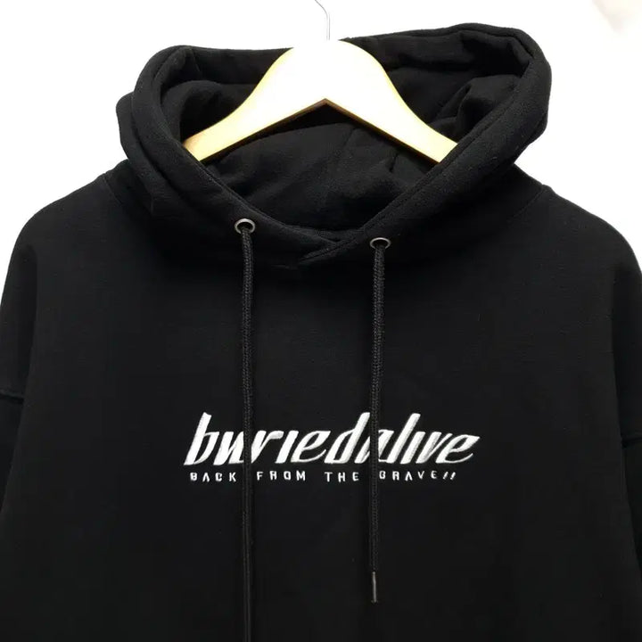 [BUNJANG] Buried Alive Fleece Hoodie L / 베리드얼라이브 기모 후드티 L