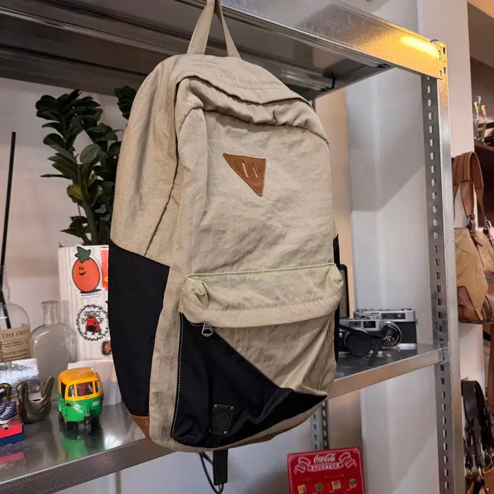 [BUNJANG] Diesel Suede Slab Fabric Backpack / 디젤 스웨이드 슬라브 패브릭 백팩