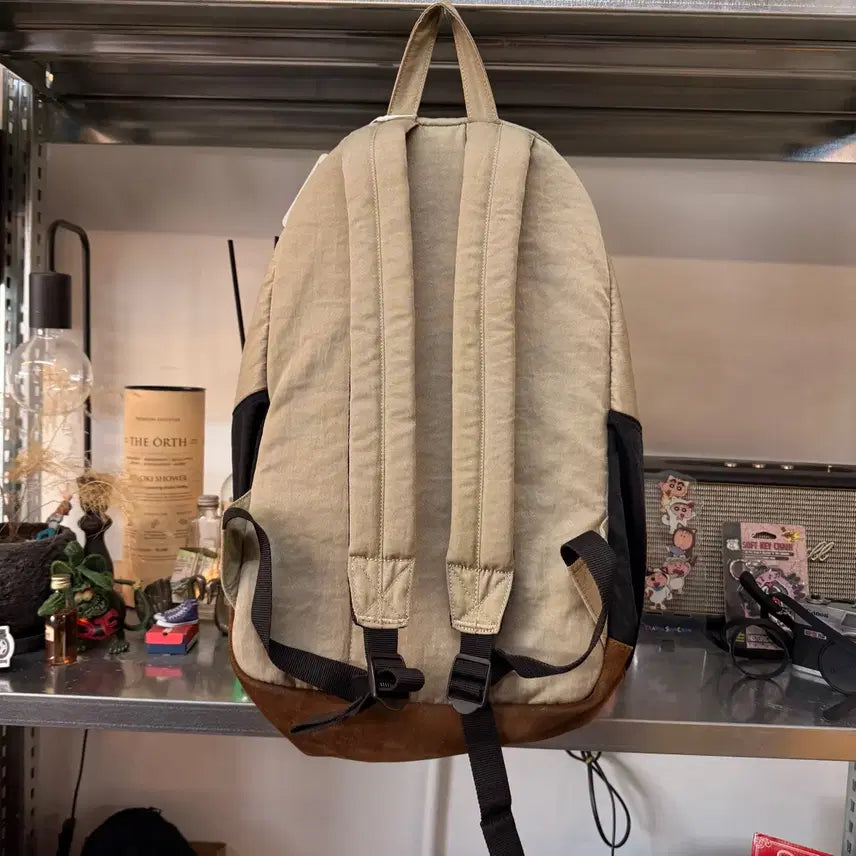 [BUNJANG] Diesel Suede Slab Fabric Backpack / 디젤 스웨이드 슬라브 패브릭 백팩