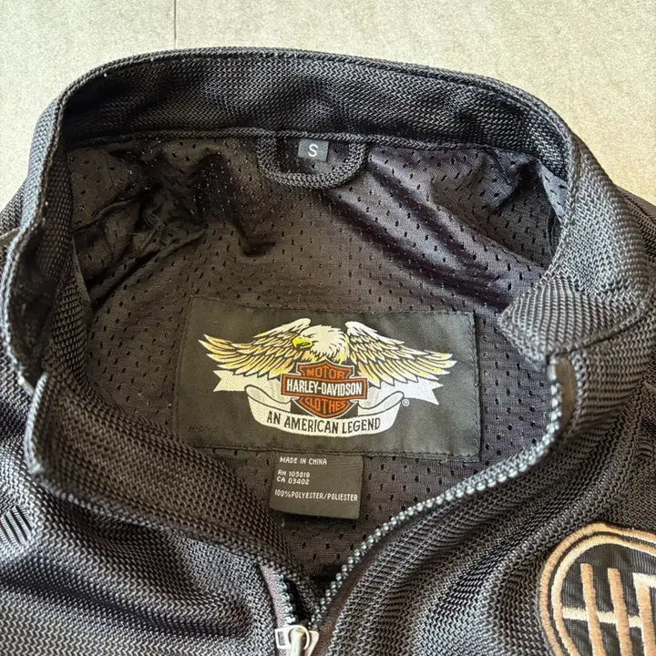 [BUNJANG] Harley-Davidson Black Mesh Racing Jacket / 할리데이비슨 정품 블랙 메쉬 레이싱 자켓