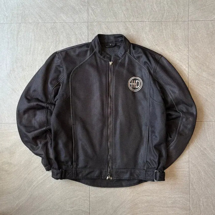 [BUNJANG] Harley-Davidson Black Mesh Racing Jacket / 할리데이비슨 정품 블랙 메쉬 레이싱 자켓