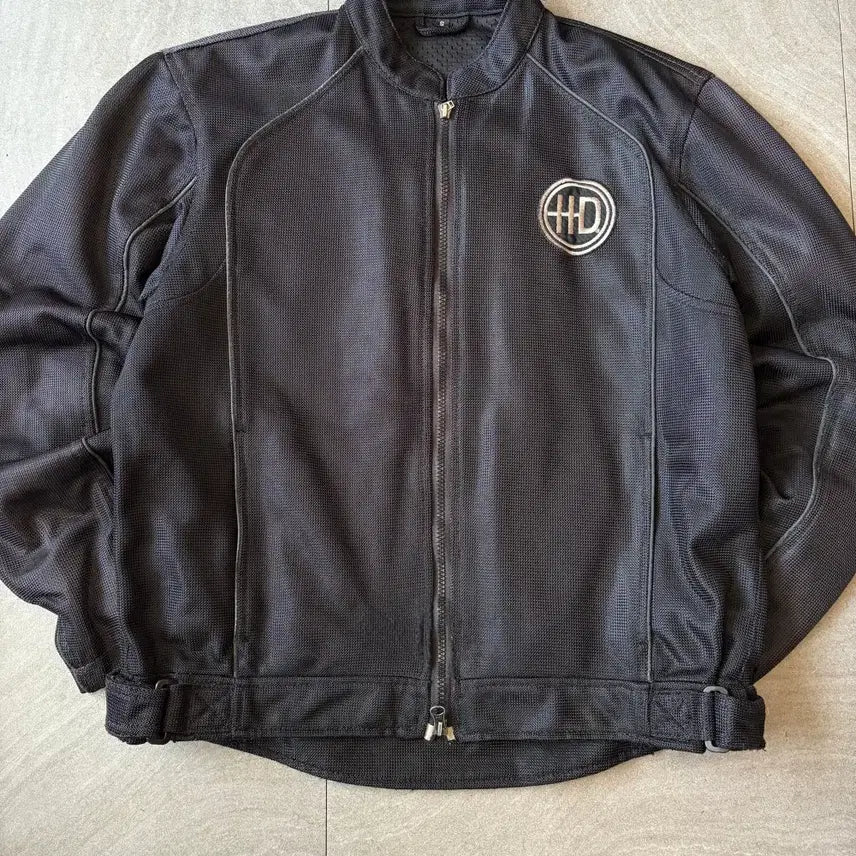 [BUNJANG] Harley-Davidson Black Mesh Racing Jacket / 할리데이비슨 정품 블랙 메쉬 레이싱 자켓