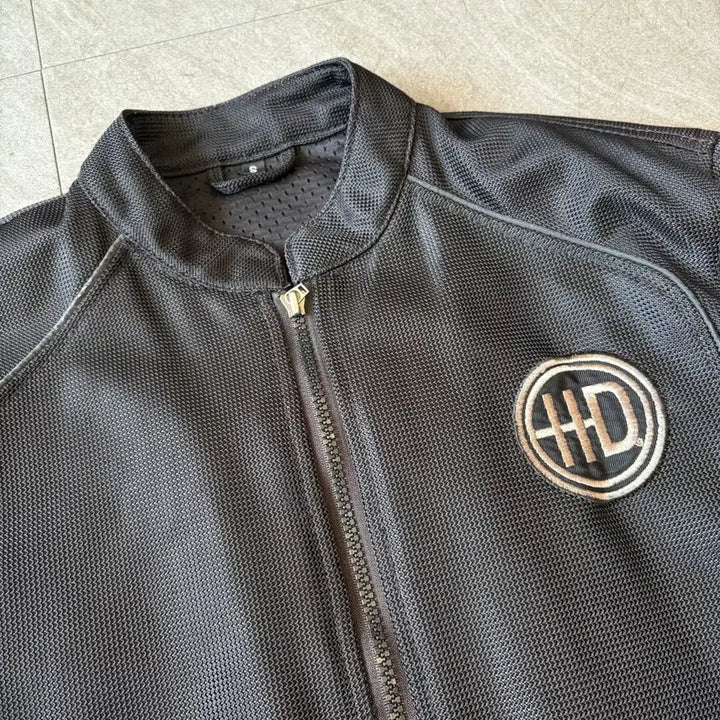 [BUNJANG] Harley-Davidson Black Mesh Racing Jacket / 할리데이비슨 정품 블랙 메쉬 레이싱 자켓