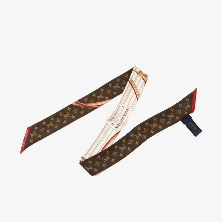 [BUNJANG] Louis Vuitton My Neverfull BB Bandeau Scarf Brown / (정품)루이비통 M96532 마이 네버풀 BB 방도 스카프 브라운
