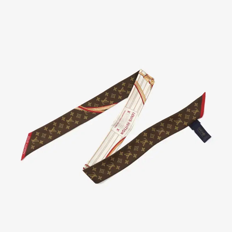 [BUNJANG] Louis Vuitton My Neverfull BB Bandeau Scarf Brown / (정품)루이비통 M96532 마이 네버풀 BB 방도 스카프 브라운