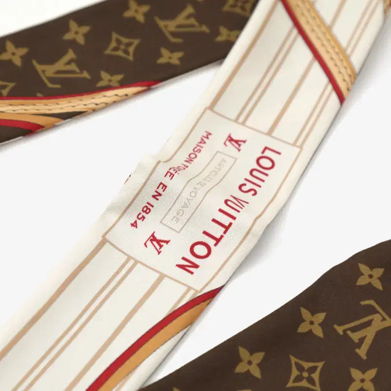 [BUNJANG] Louis Vuitton My Neverfull BB Bandeau Scarf Brown / (정품)루이비통 M96532 마이 네버풀 BB 방도 스카프 브라운