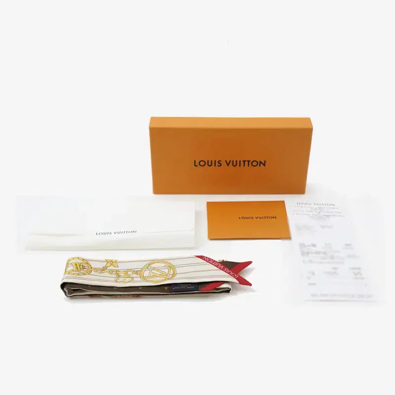 [BUNJANG] Louis Vuitton My Neverfull BB Bandeau Scarf Brown / (정품)루이비통 M96532 마이 네버풀 BB 방도 스카프 브라운