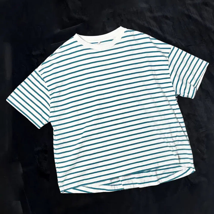 [BUNJANG] Vintage Marine Style Striped T-shirt / 일본빈티지 마린st 반팔티