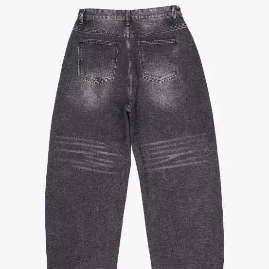 [BUNJANG] Unaller Code Denim Pants Black Wide Washing Jeans L / 어널러코드 데님 팬츠 블랙 와이드 워싱진 L