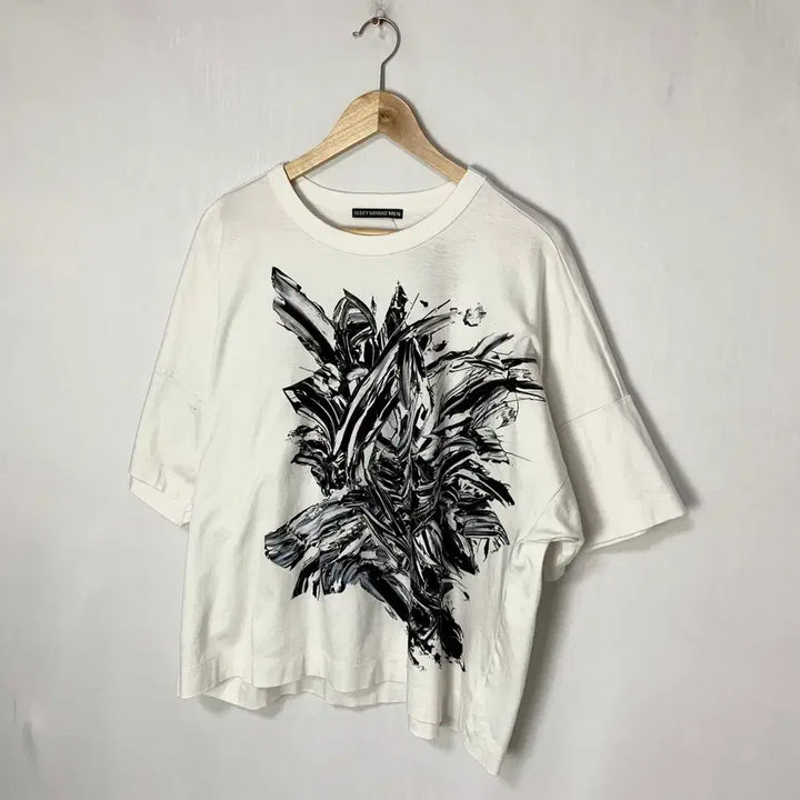 [BUNJANG] ISSEY MIYAKE MEN Printed Oversized Short Sleeve T-Shirt / ISSEY MIYAKE MEN 이세이미야케 프린팅 오버핏 반팔 티셔츠