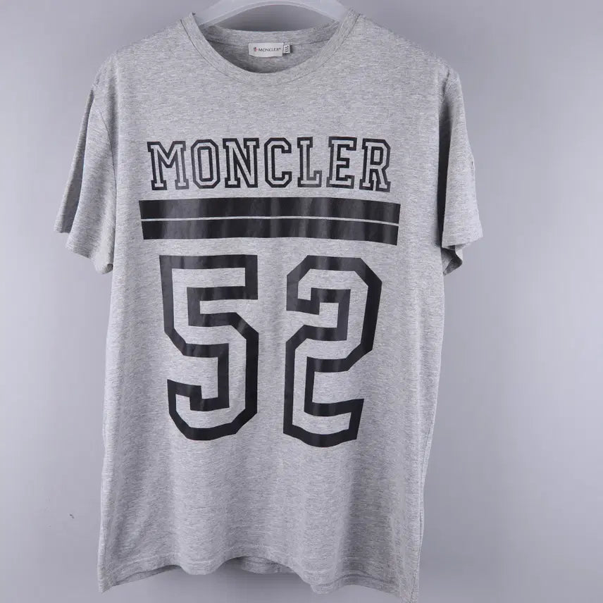 [SOLD OUT] 몽클레어 로고 반팔티 그레이 (2xl/105)
