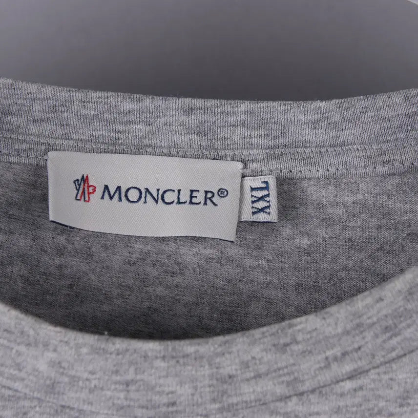 [SOLD OUT] 몽클레어 로고 반팔티 그레이 (2xl/105)