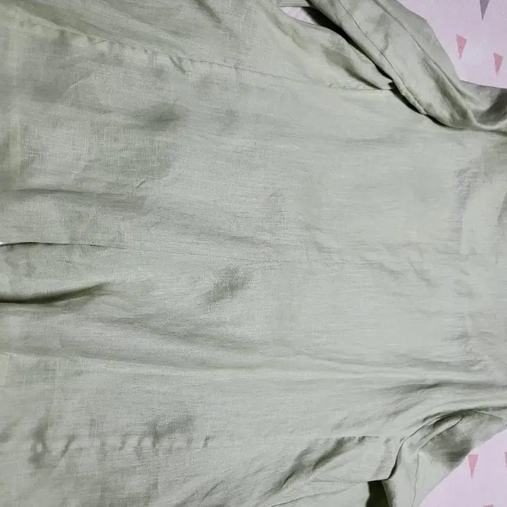 [BUNJANG] Mint Linen Jacket - Oversized Fit / 민트색 린넨 자켓  오버핏