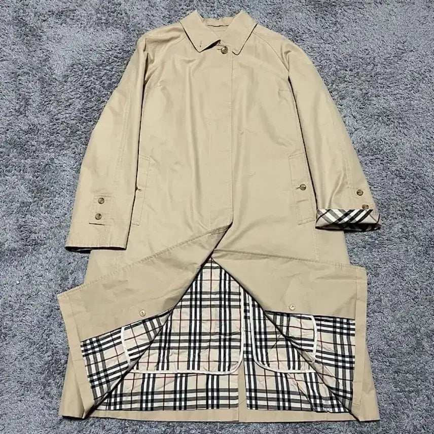 [BUNJANG] Burberry Trench Coat Beige Check / 버버리 트렌치코트 베이지 체크