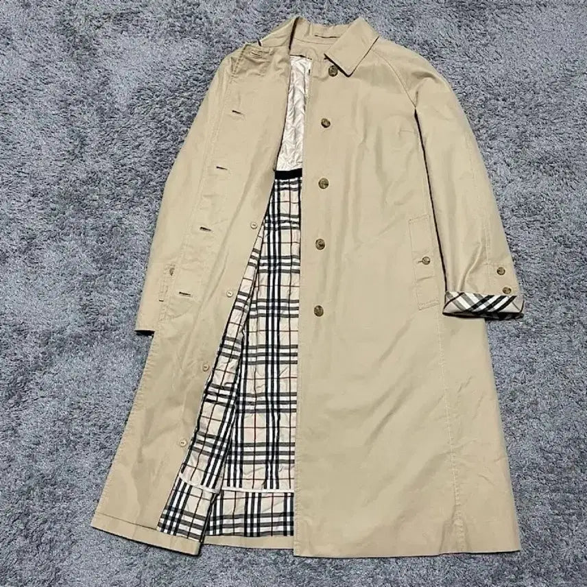 [BUNJANG] Burberry Trench Coat Beige Check / 버버리 트렌치코트 베이지 체크
