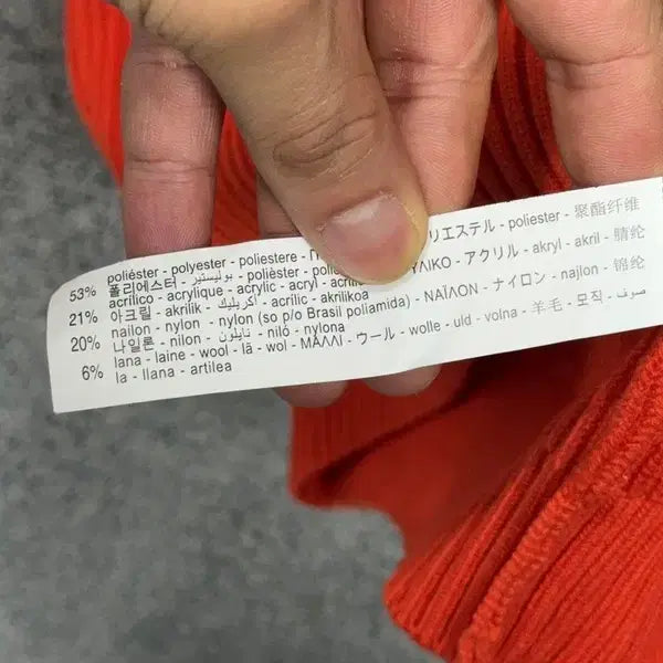 [BUNJANG] ZARA Orange Knit M / 자라 오렌지 니트 M
