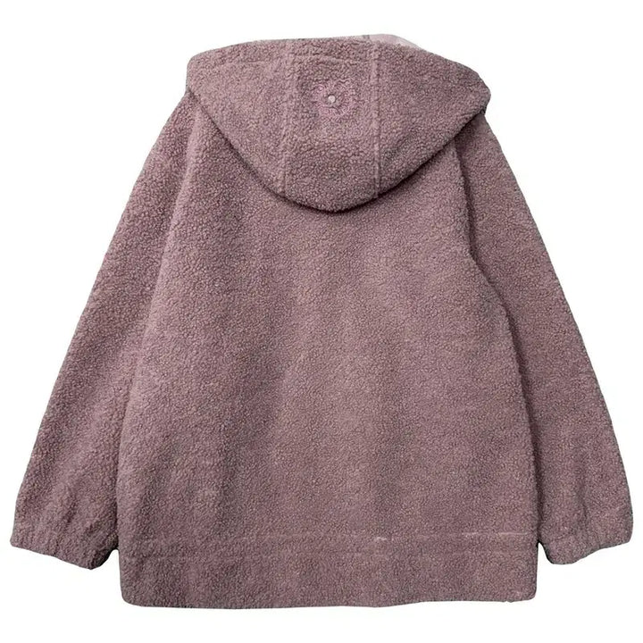 [BUNJANG] Andar Light Purple Fleece Hoodie / 안다르 라이트 퍼플 양털 뽀글이 후리스 후드 집업 4