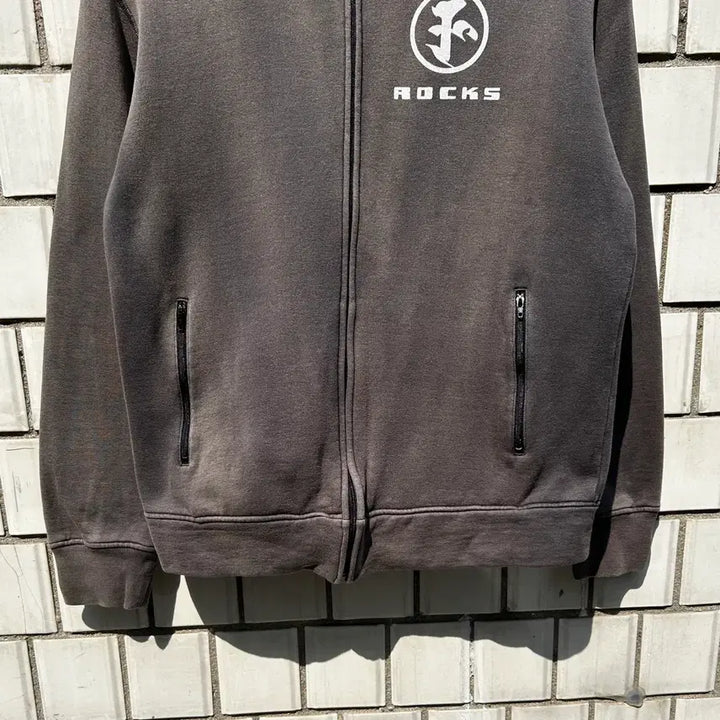 [BUNJANG] Ozone Community Fading Sweat Zip-up / 오존 커뮤니티 페이딩 스웻집업
