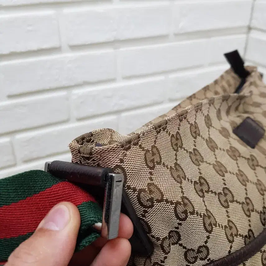 [BUNJANG] Gucci GG Jacquard Shoulder Bag / [정품] Gucci 구찌 gg 자가드 남성숄더백