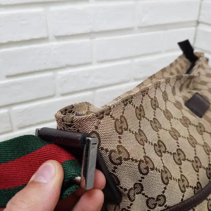 [BUNJANG] Gucci GG Jacquard Shoulder Bag / [정품] Gucci 구찌 gg 자가드 남성숄더백