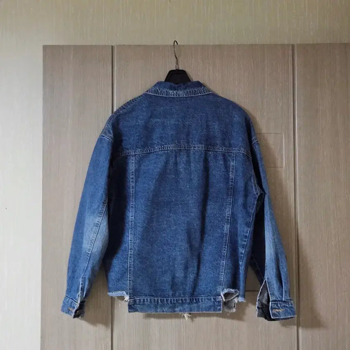 [BUNJANG] Indimdim Denim Jacket M / Indimdim 데님 청자켓 데미지 스타일  M