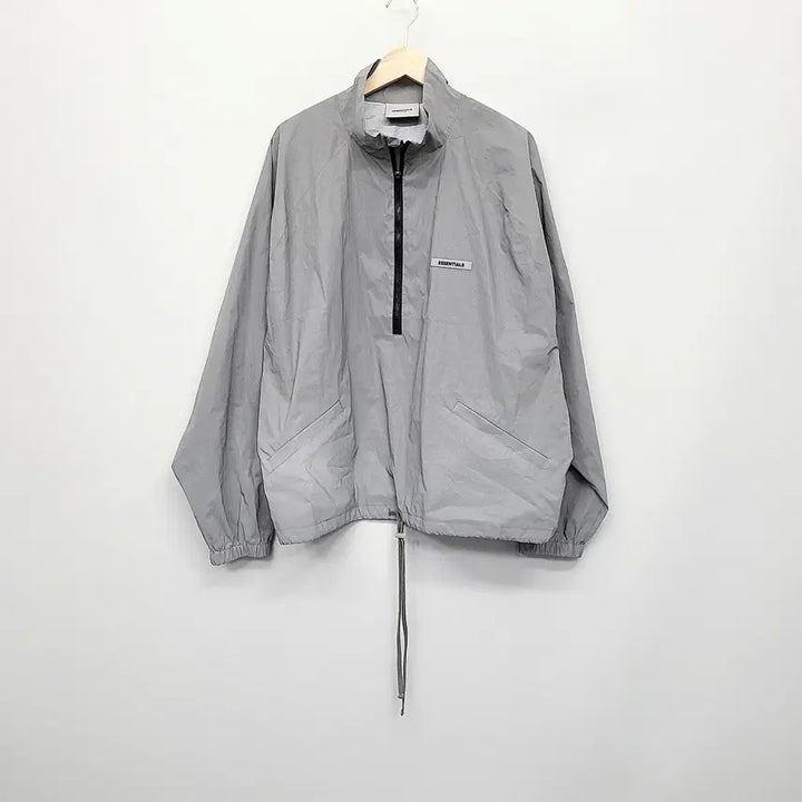 [BUNJANG] Fear of God Essentials 20SS Reflective Anorak Track Jacket Silver L / 에센셜 20SS 리플렉티브 아노락 트랙 자켓 실버 L (피어오브갓)