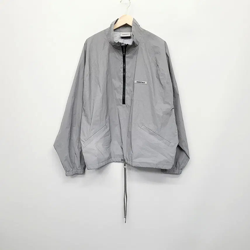 [BUNJANG] Fear of God Essentials 20SS Reflective Anorak Track Jacket Silver L / 에센셜 20SS 리플렉티브 아노락 트랙 자켓 실버 L (피어오브갓)