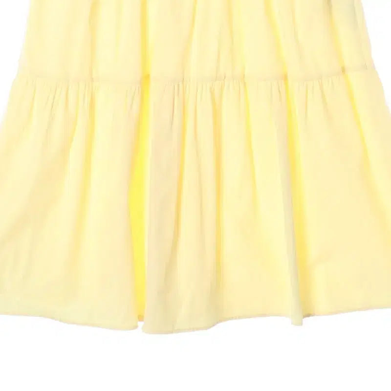 [BUNJANG] Lucky Chouette Sailor Collar Frill Long Dress / 럭키슈에뜨 23SS 세일러 칼라 프릴 디테일 롱 원피스