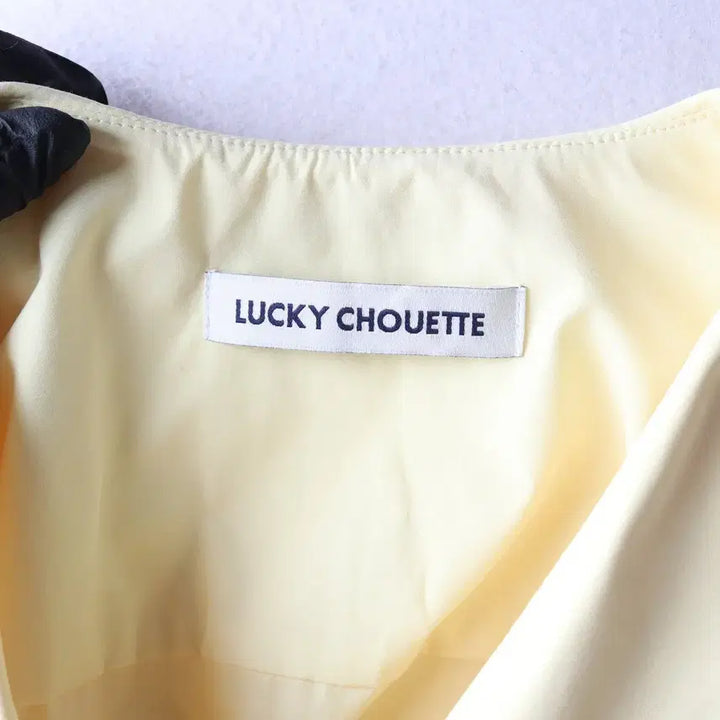 [BUNJANG] Lucky Chouette Sailor Collar Frill Long Dress / 럭키슈에뜨 23SS 세일러 칼라 프릴 디테일 롱 원피스