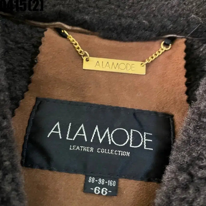 [BUNJANG] A.L.A MODE Suede Mouton Coat Brown / A.L.A MODE 스웨이드 무스탕 코트 브라운