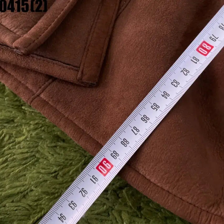 [BUNJANG] A.L.A MODE Suede Mouton Coat Brown / A.L.A MODE 스웨이드 무스탕 코트 브라운