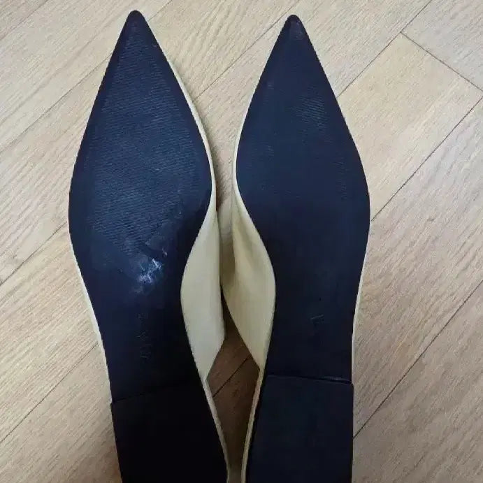 [BUNJANG] ZARA Stiletto Mule Slippers - Beige, Size 38 / zara 자라 스틸레토 뮬 슬리퍼 -베이지, 38
