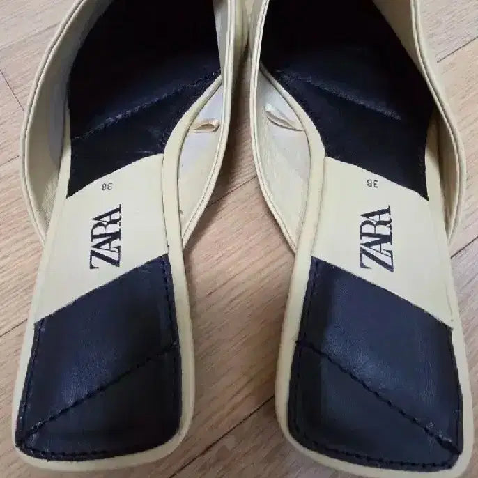[BUNJANG] ZARA Stiletto Mule Slippers - Beige, Size 38 / zara 자라 스틸레토 뮬 슬리퍼 -베이지, 38