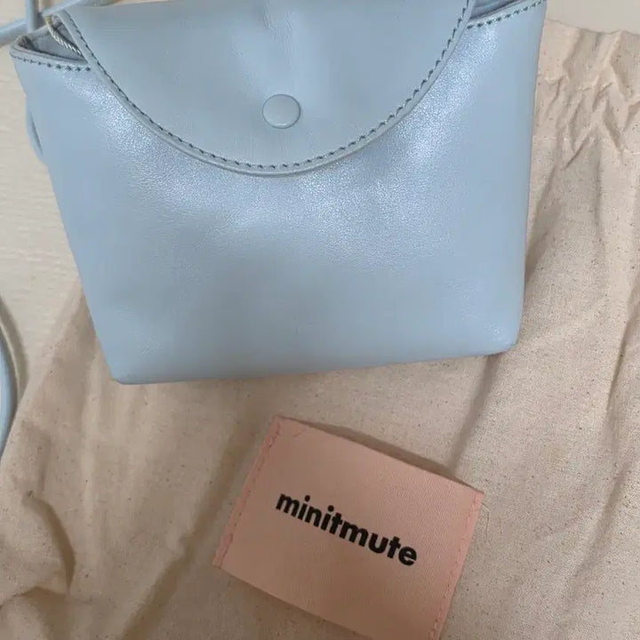[BUNJANG] Minitmute BERCA Bag Lake Blue Handbag / 미닛뮤트 BERCA BAG 베르카백 레이크블루 가방