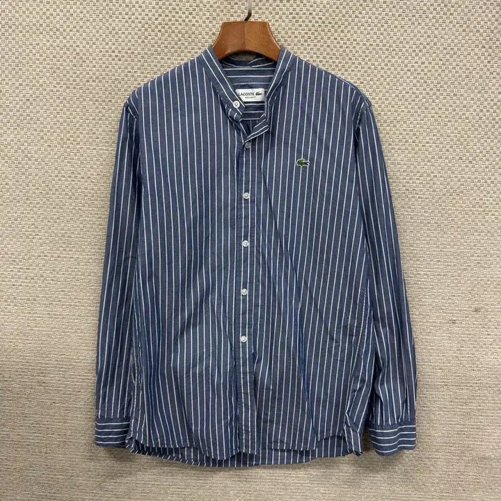 [SOLD OUT] 라코스테 자수로고 레귤러핏 스트라이프 긴팔 셔츠 95 A09185